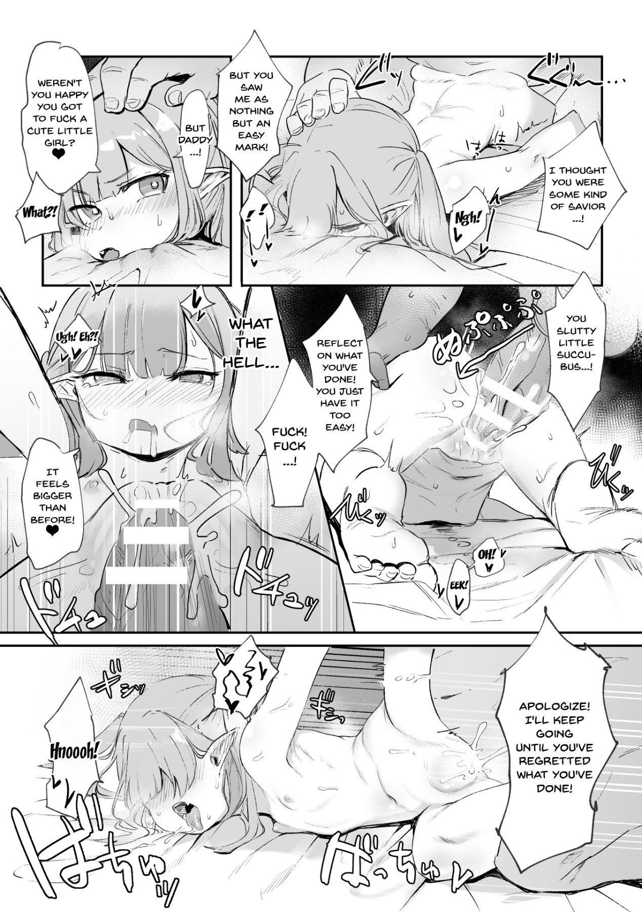 Hentai Manga Comic-Punishing a Bratty Young Succubus-Chapter 1-16